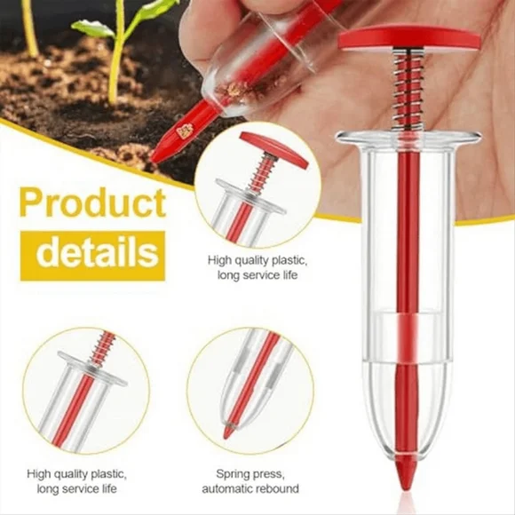 6PC Mini Seed Spreader Set Mini Seed Planter Tool Seed Dispenser Manual Seedling - Picture 3 of 9